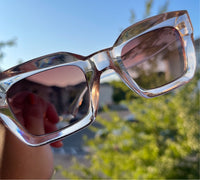 TAN CRYSTAL SUNGLASSES