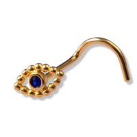 EVIL EYE NOSE STUD