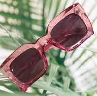 PINK CRYSTAL SUNGLASSES